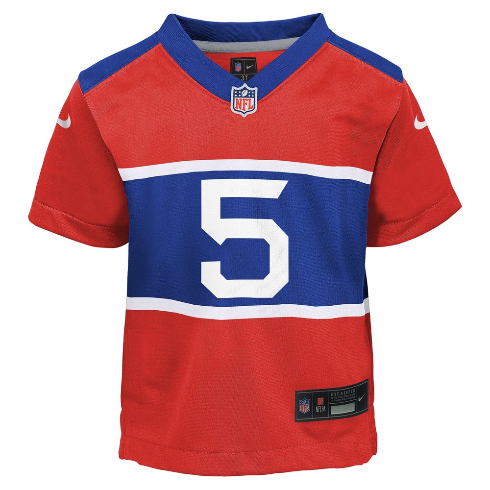 Toddler New York Giants Kayvon Thibodeaux Century Red Alternate Player Game Jersey 