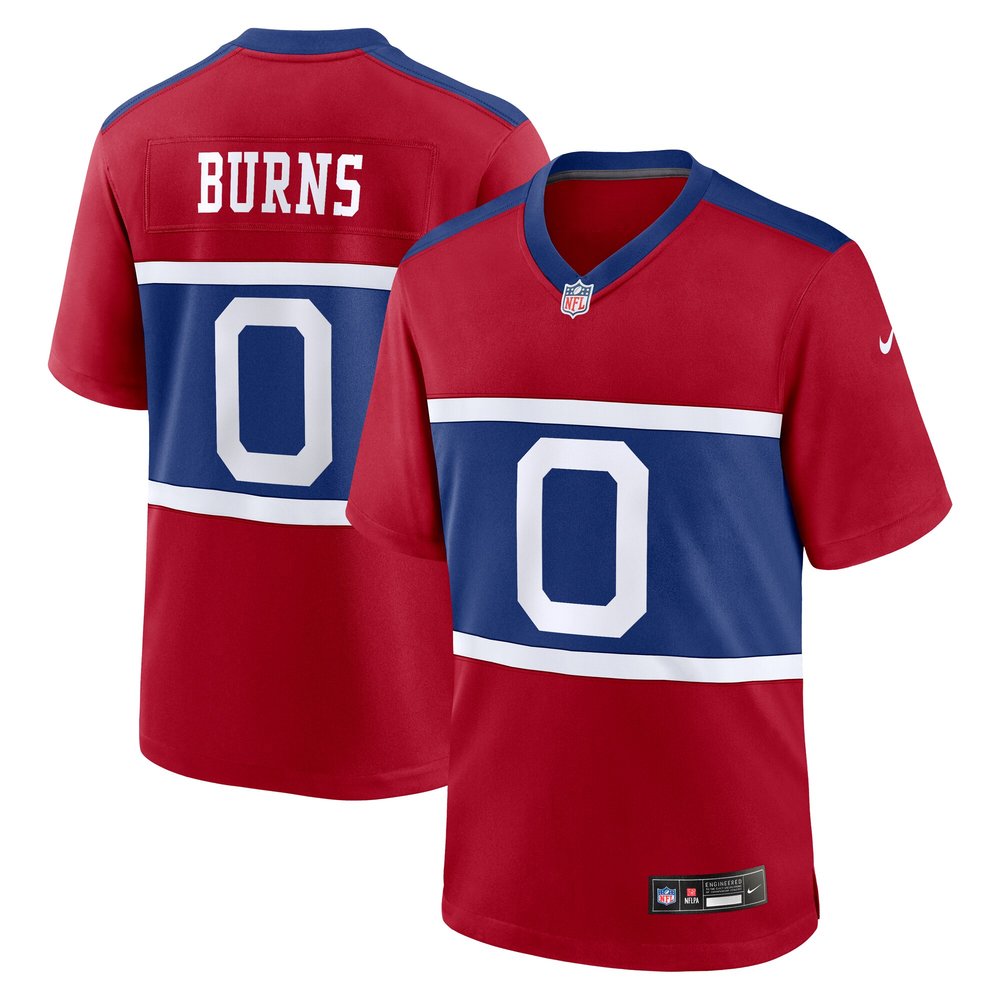 Men's New York Giants Brian Burns Century Red Alternate Game Jersey 