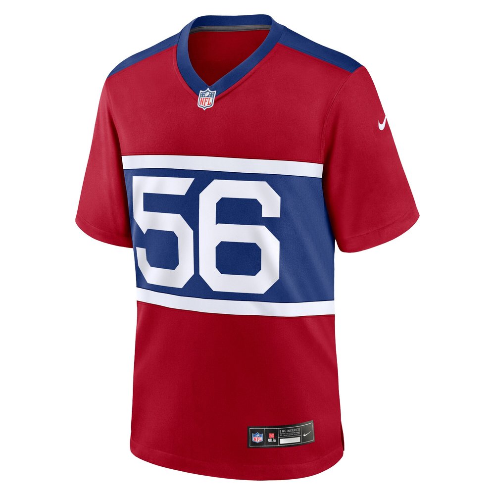 Men's New York Giants Lawrence Taylor Century Red Alternate Retired Player Game Jersey 