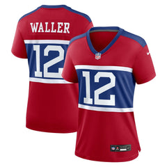 Women's New York Giants Darren Waller Century Red Alternate Retired Player Game Jersey 