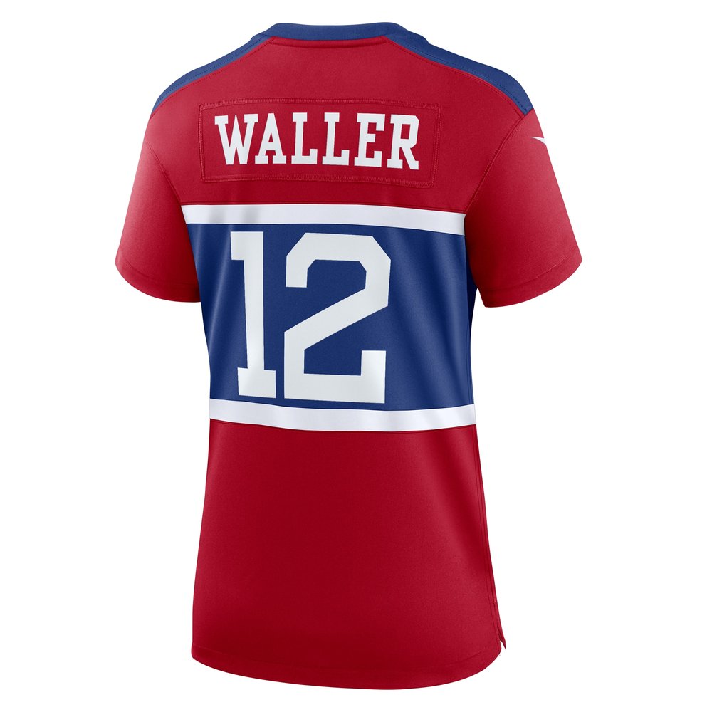 Women's New York Giants Darren Waller Century Red Alternate Retired Player Game Jersey 