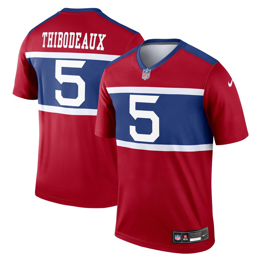 Men's New York Giants Kayvon Thibodeaux Century Red Alternate Legend Player Jersey 