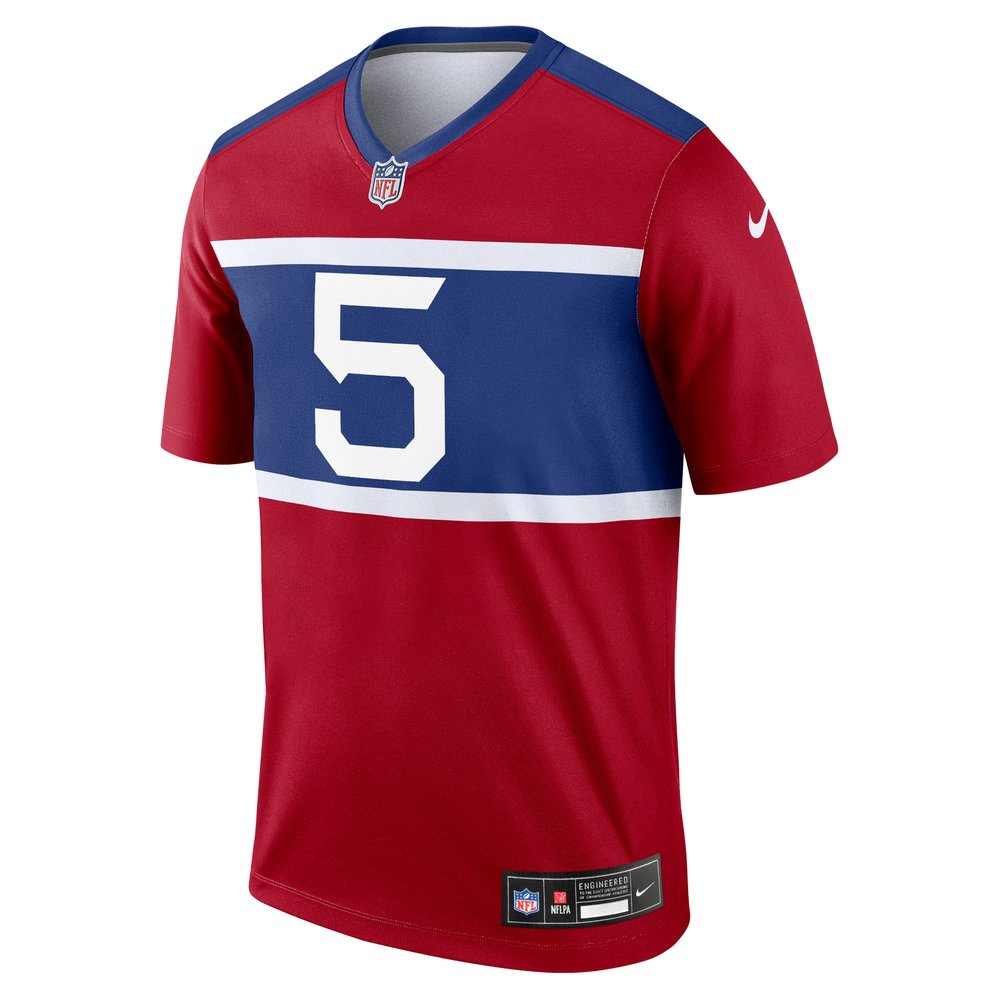 Men's New York Giants Kayvon Thibodeaux Century Red Alternate Legend Player Jersey 