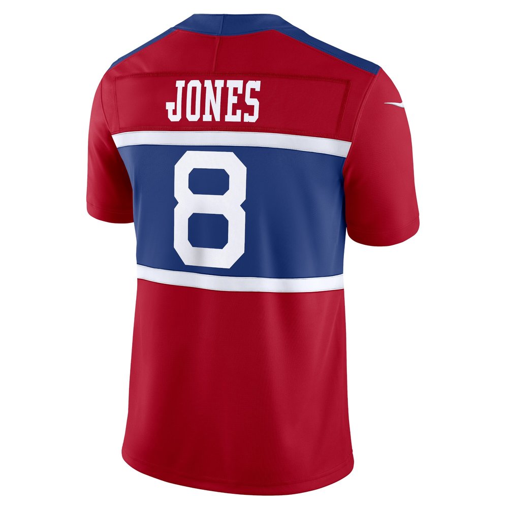 Men's New York Giants Daniel Jones Century Red Alternate Vapor F.U.S.E. Limited Jersey 