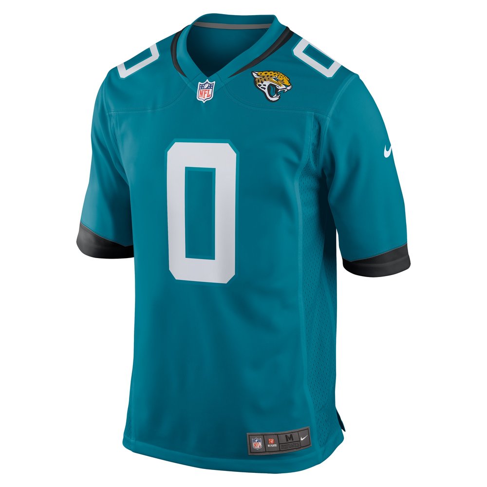 Men's Jacksonville Jaguars Gabe Davis Teal Team Game Player Jersey 