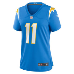 Women's Los Angeles Chargers Cameron Dicker Powder Blue Game Jersey 