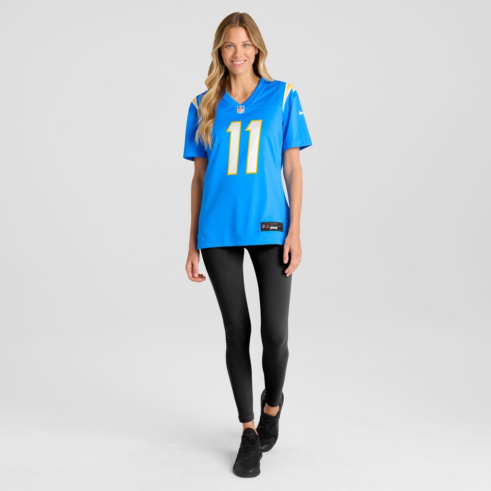 Women's Los Angeles Chargers Cameron Dicker Powder Blue Game Jersey 