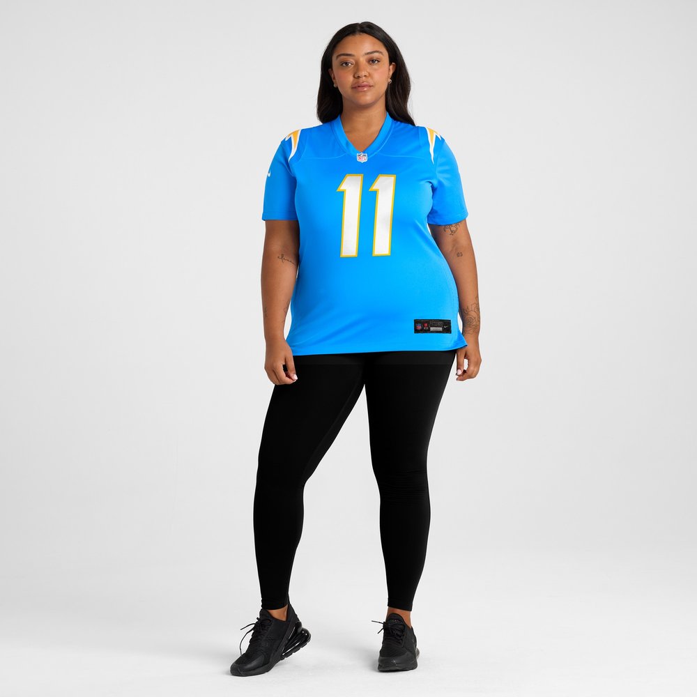 Women's Los Angeles Chargers Cameron Dicker Powder Blue Game Jersey 