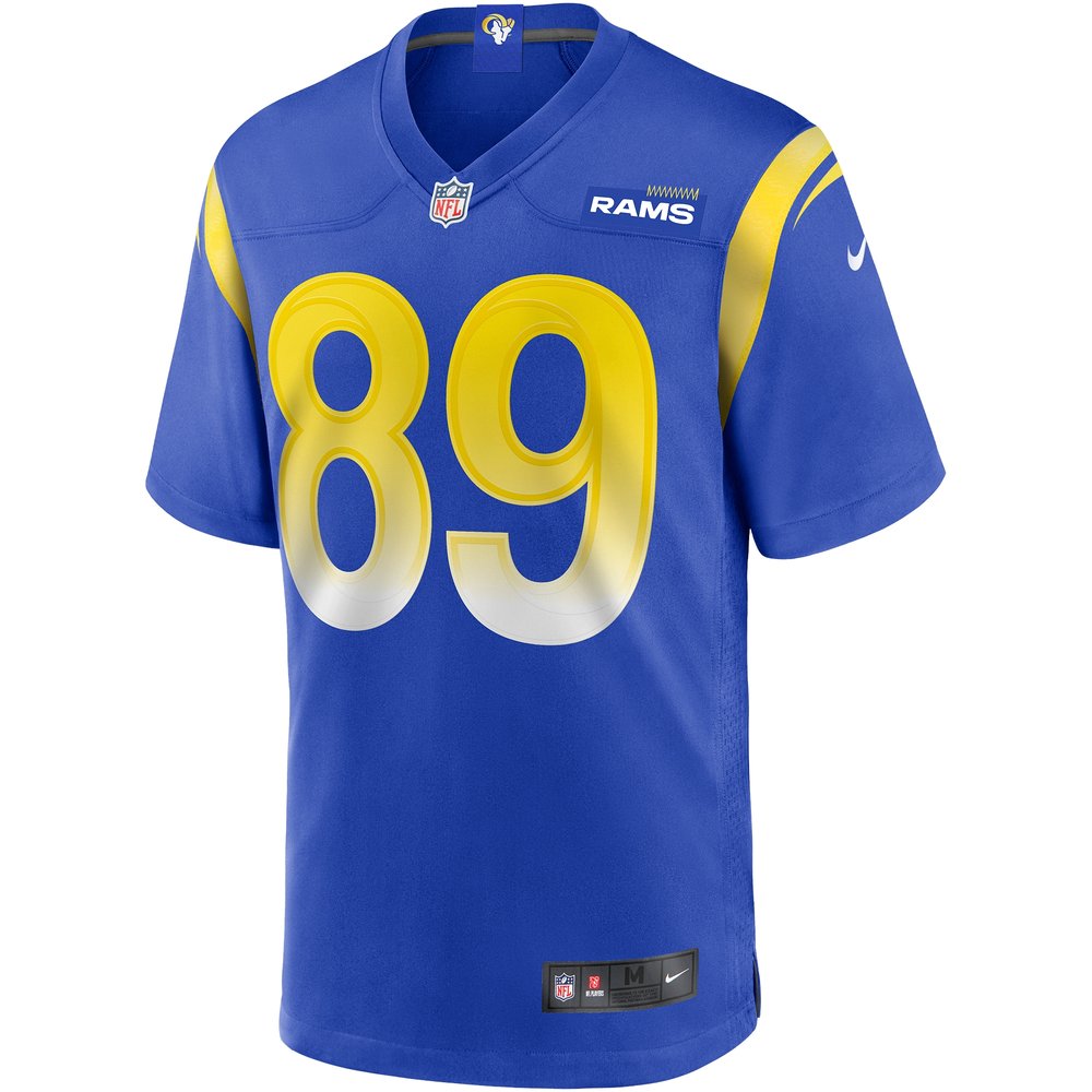Men's Los Angeles Rams Tyler Higbee Royal Game Player Jersey 