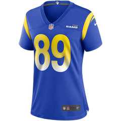 Women's Los Angeles Rams Tyler Higbee Royal Game Player Jersey 