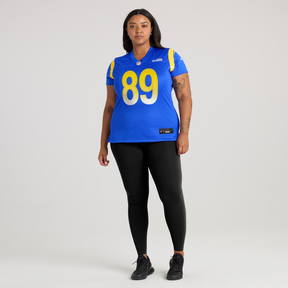 Women's Los Angeles Rams Tyler Higbee Royal Game Player Jersey 
