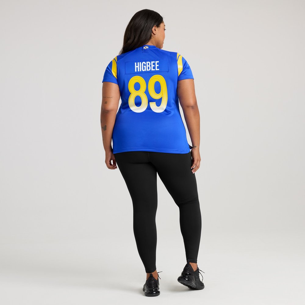 Women's Los Angeles Rams Tyler Higbee Royal Game Player Jersey 