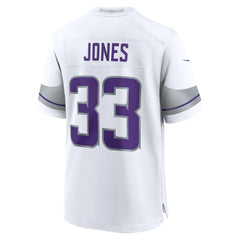 Men's Aaron Jones White Minnesota Vikings Alternate Game Player Jersey 