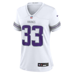 Women's Aaron Jones White Minnesota Vikings Alternate Game Player Jersey 