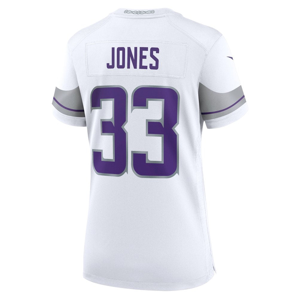 Women's Aaron Jones White Minnesota Vikings Alternate Game Player Jersey 