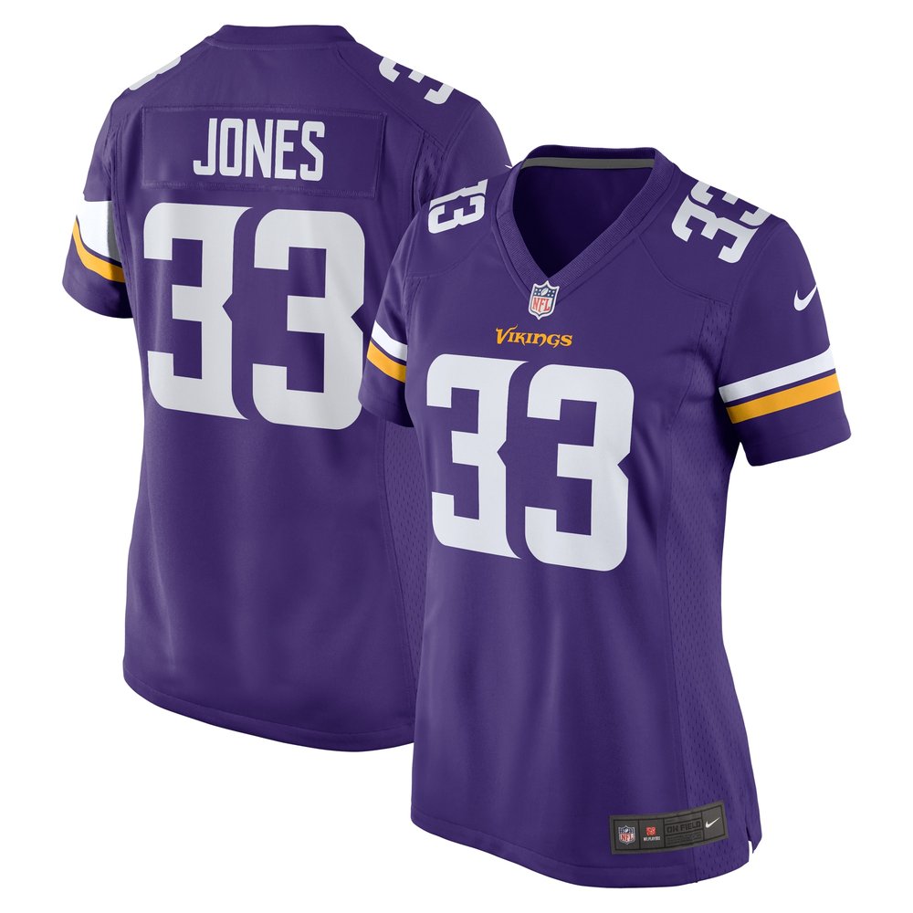 Women's Aaron Jones Purple Minnesota Vikings Game Player Jersey 