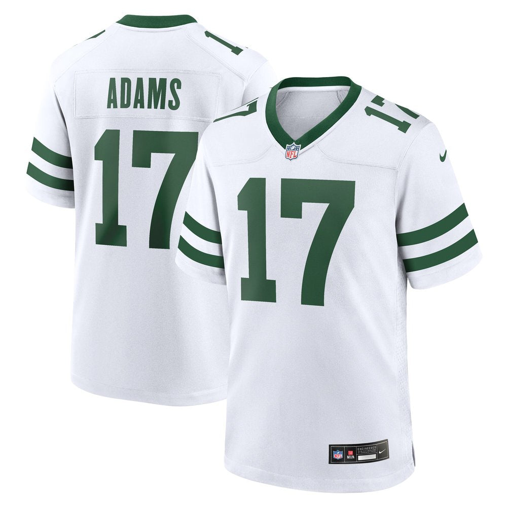 Men's New York Jets Davante Adams Legacy White Game Jersey 