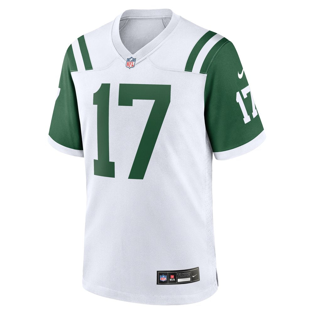 Men's New York Jets Davante Adams White Classic Alternate Game Jersey 