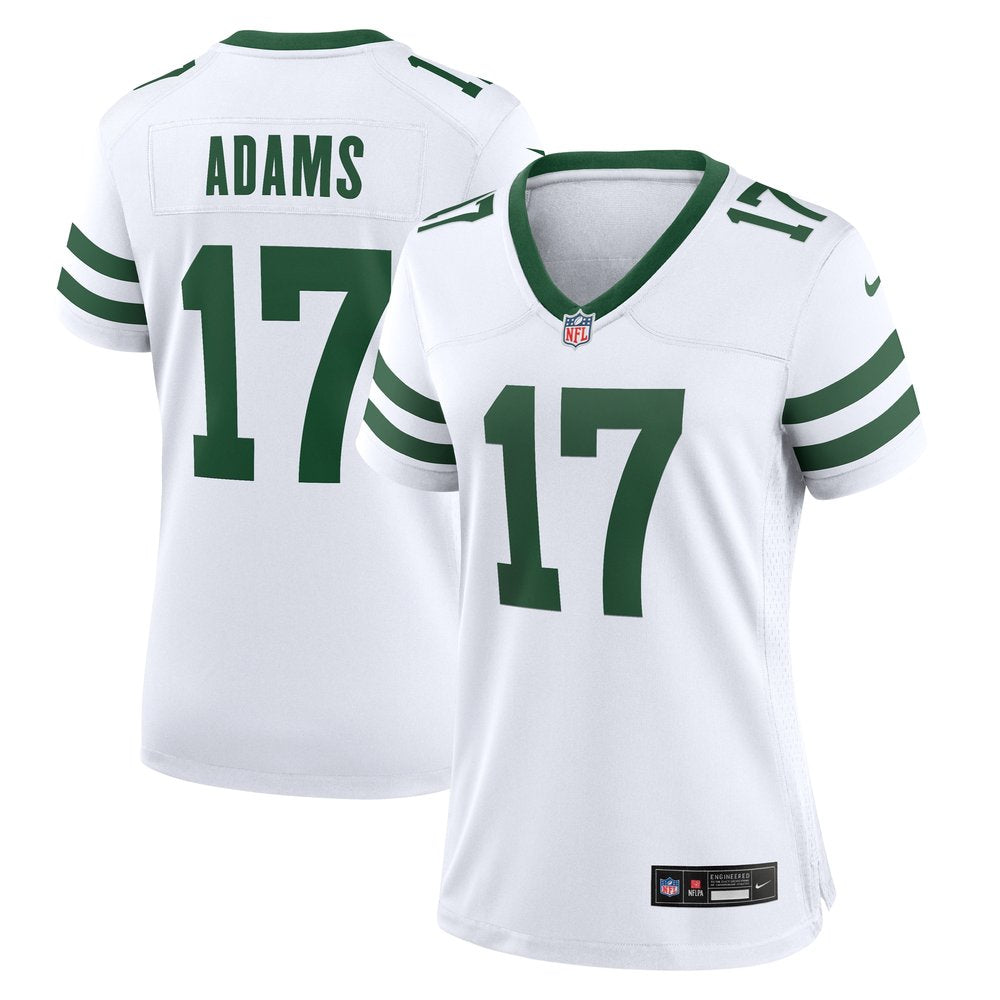Women's New York Jets Davante Adams Legacy White Game Jersey 