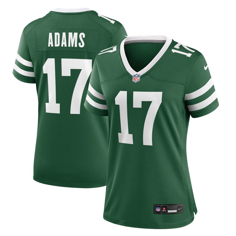 Women's New York Jets Davante Adams Legacy Green Game Jersey 