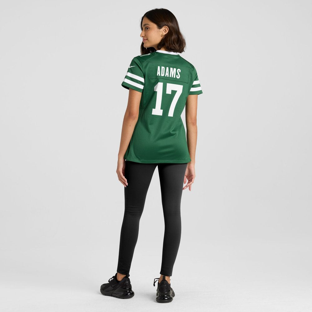 Women's New York Jets Davante Adams Legacy Green Game Jersey 