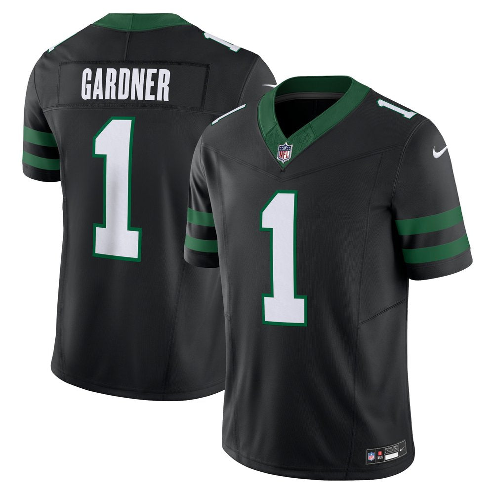 Men's New York Jets Ahmad Sauce Gardner Legacy Black Alternate Vapor F.U.S.E. Limited Jersey 