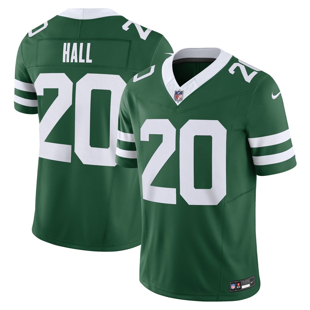 Men's New York Jets Breece Hall Legacy Green Vapor F.U.S.E. Limited Jersey 