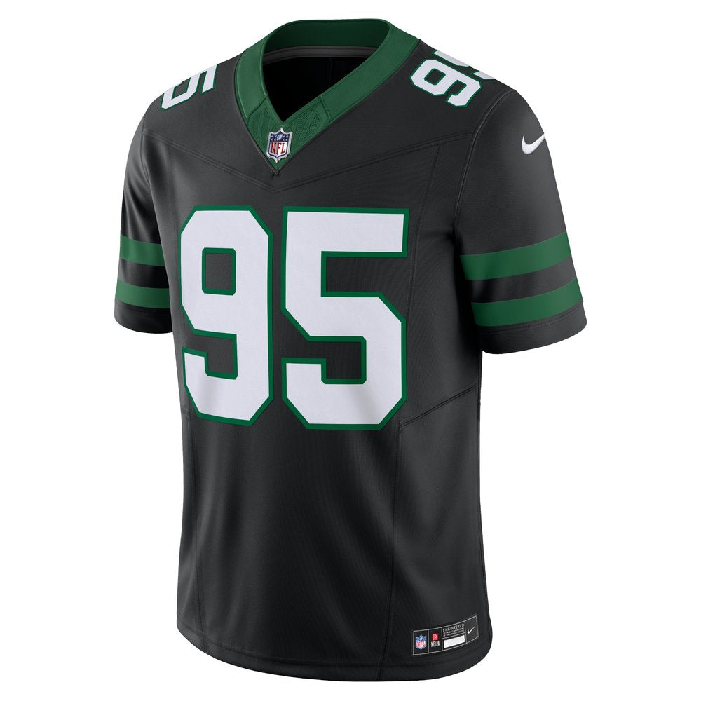 Men's New York Jets Quinnen Williams Legacy Black Alternate Vapor F.U.S.E. Limited Jersey 