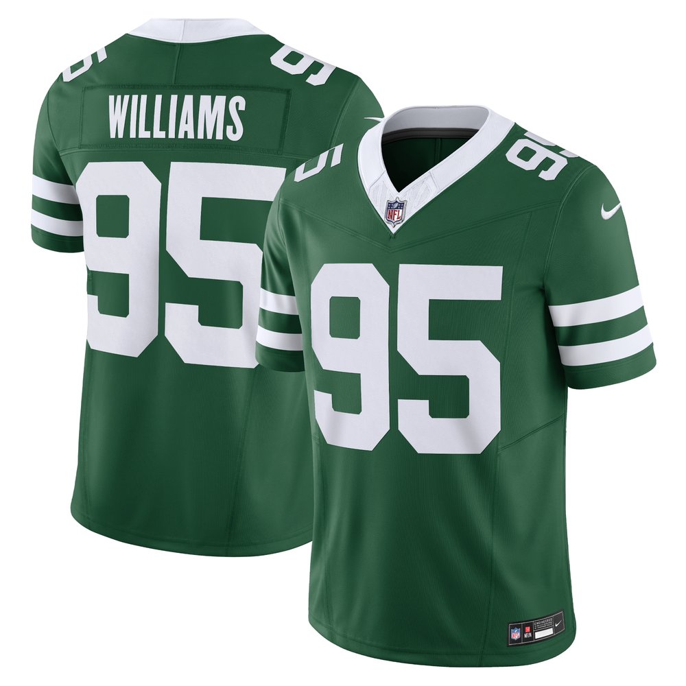 Men's New York Jets Quinnen Williams Legacy Green Vapor F.U.S.E. Limited Jersey 