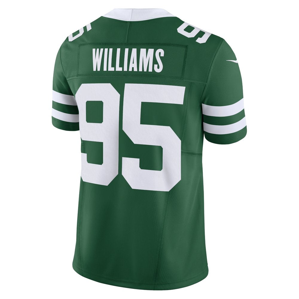 Men's New York Jets Quinnen Williams Legacy Green Vapor F.U.S.E. Limited Jersey 