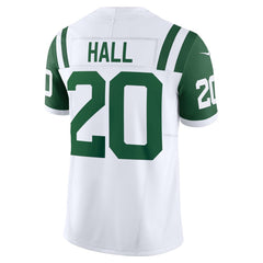 Men's New York Jets Breece Hall White Classic Alternate Vapor F.U.S.E. Limited Jersey 