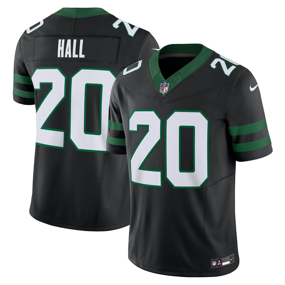 Men's New York Jets Breece Hall Legacy Black Alternate Vapor F.U.S.E. Limited Jersey 