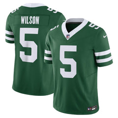Men's New York Jets Garrett Wilson Legacy Green Vapor F.U.S.E. Limited Jersey 