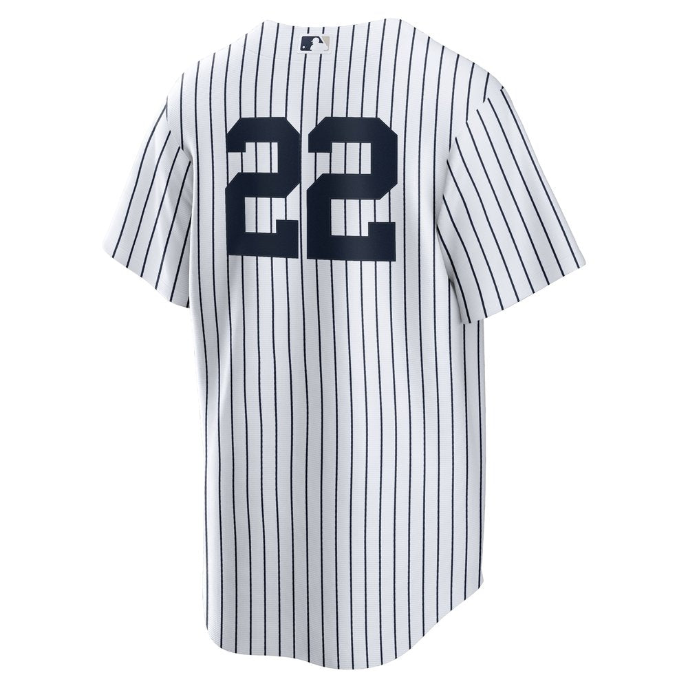 Men's New York Yankees Juan Soto White 2024 World Series Home Replica Player Jersey
