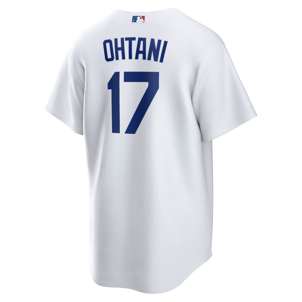 Men's Los Angeles Dodgers Shohei Ohtani White 2024 World Series Home Replica Player Jersey
