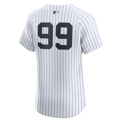 Men's New York Yankees Aaron Judge White 2024 World Series Home Elite Player Jersey
