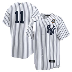Men's New York Yankees Anthony Volpe White 2024 World Series Home Replica Player Jersey