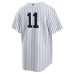 Men's New York Yankees Anthony Volpe White 2024 World Series Home Replica Player Jersey