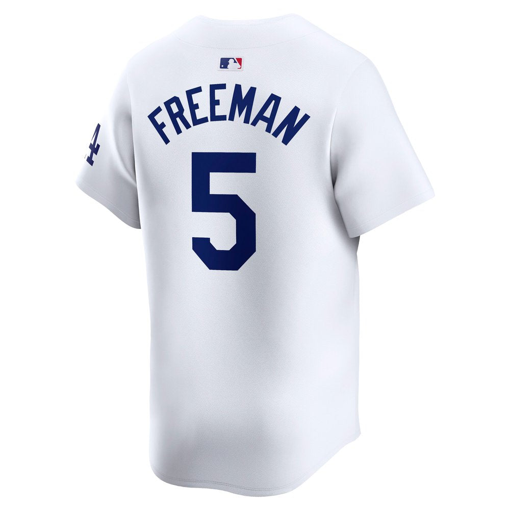 Men's Los Angeles Dodgers Freddie Freeman White 2024 World Series Home Limited Player Jersey