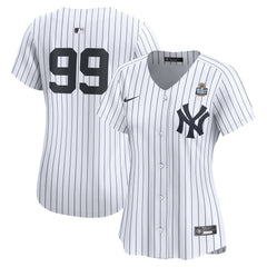 Women's New York Yankees Aaron Judge White 2024 World Series Home Limited Player Jersey