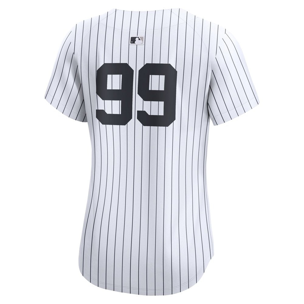 Women's New York Yankees Aaron Judge White 2024 World Series Home Limited Player Jersey