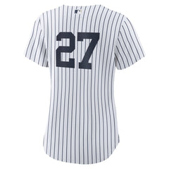 Women's New York Yankees Giancarlo Stanton White 2024 World Series Home Replica Player Jersey