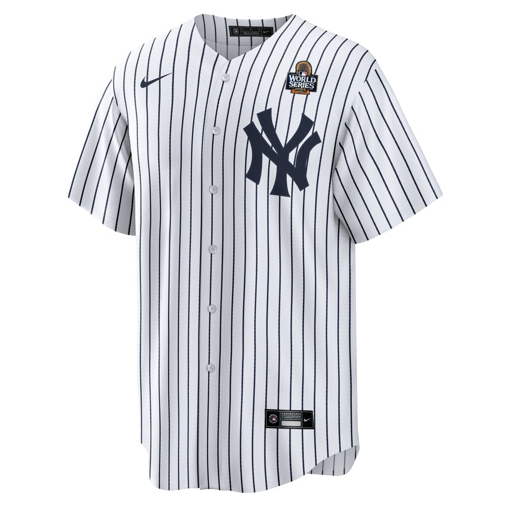 Men's New York Yankees Gerrit Cole White 2024 World Series Home Replica Player Jersey