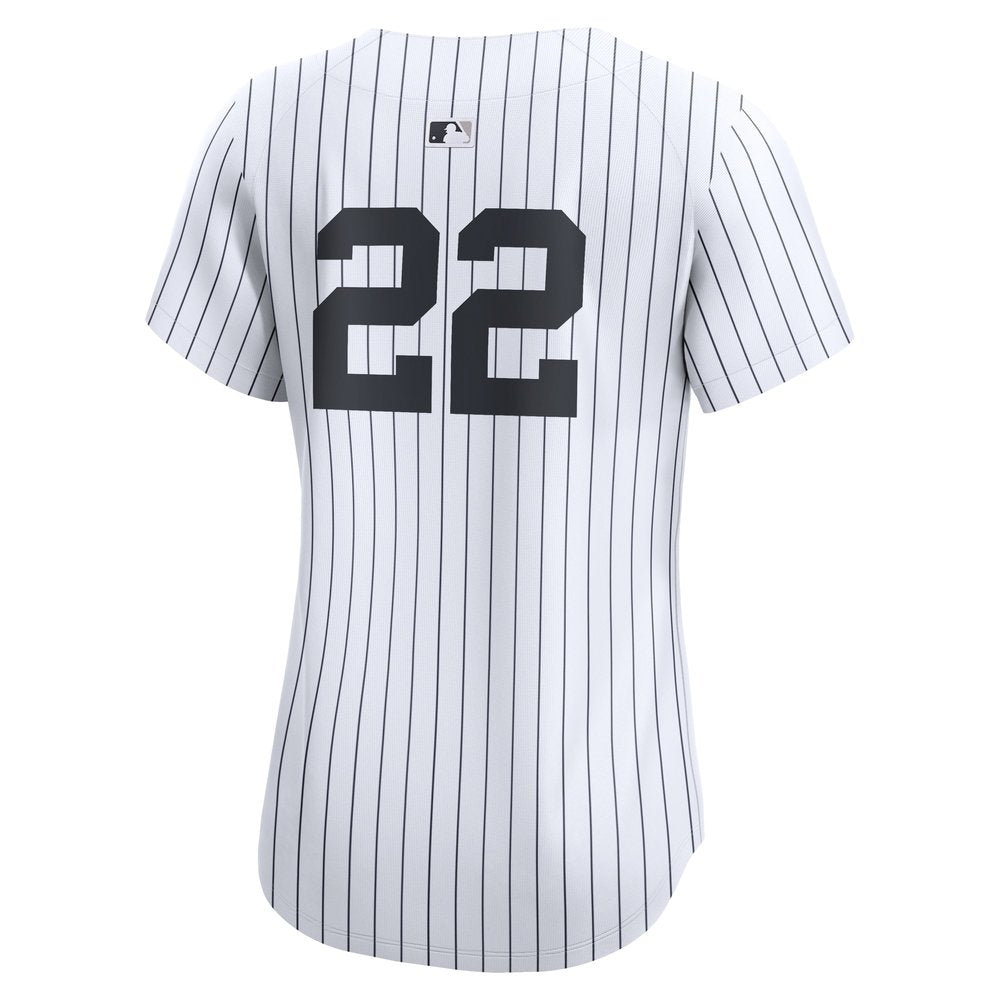 Women's New York Yankees Juan Soto White 2024 World Series Home Limited Player Jersey