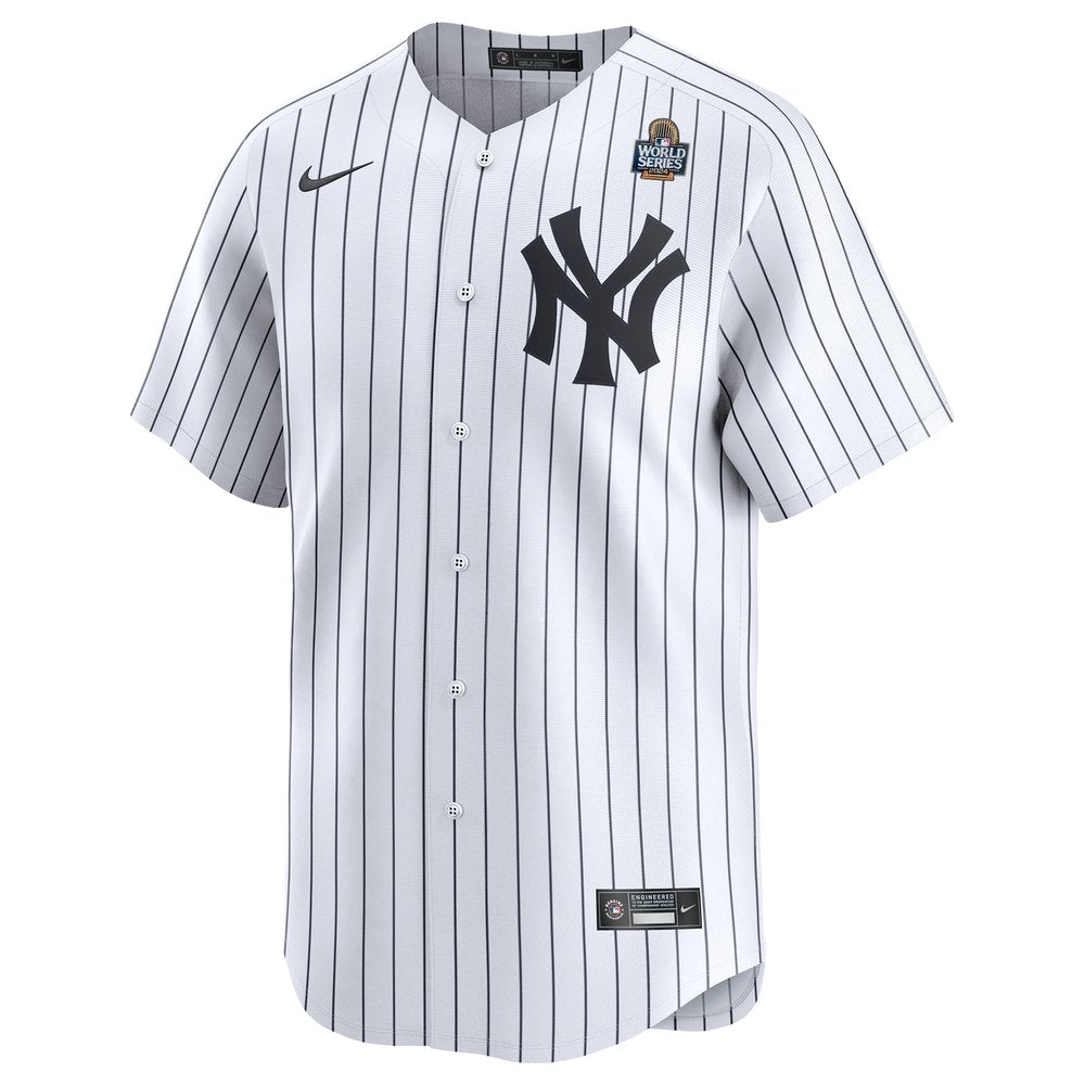 Men's New York Yankees Giancarlo Stanton White 2024 World Series Limited Player Jersey
