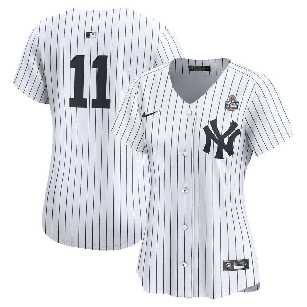 Women's New York Yankees Anthony Volpe White 2024 World Series Home Limited Player Jersey