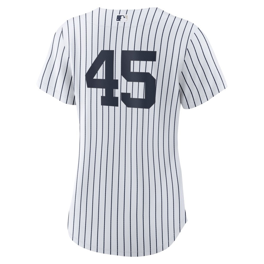 Women's New York Yankees Gerrit Cole White 2024 World Series Home Replica Player Jersey