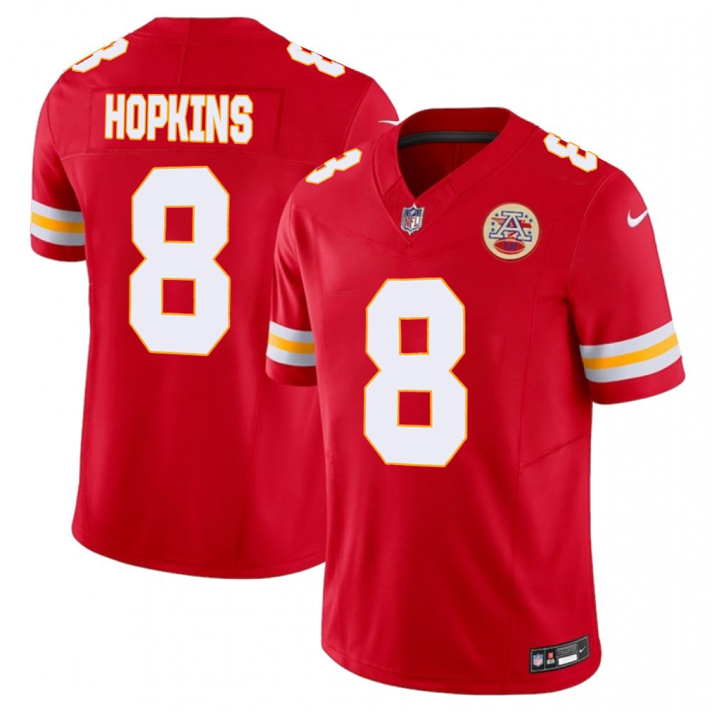 Men's Kansas City Chiefs DeAndre Hopkins Red Alternate Vapor F.U.S.E. Limited Jersey 