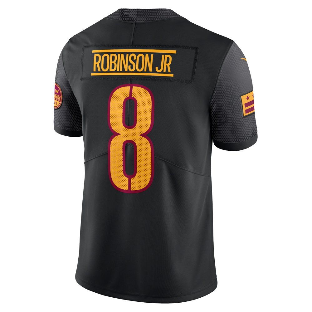 Men's Washington Commanders Brian Robinson Jr. Black Vapor Untouchable Limited Jersey 