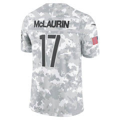 Men's Washington Commanders Terry McLaurin Arctic Camo 2024 Salute to Service Limited Jersey 
